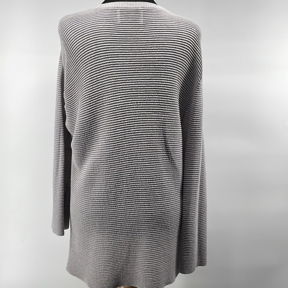 SAMSOE samsoe grey light weight sweater polyamide viscose minimalist sz m - Picture 11 of 13